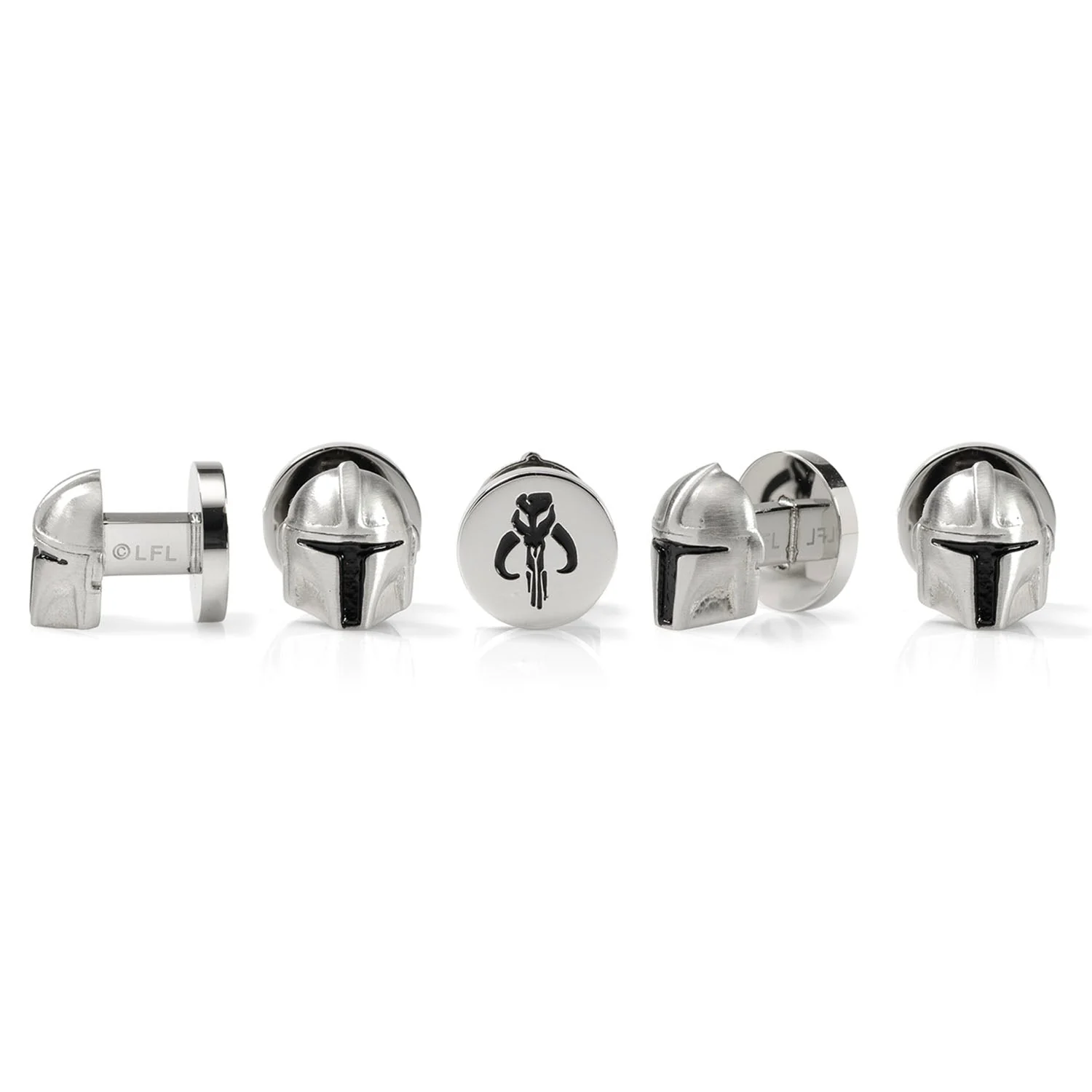 Star Wars The Mandalorian 3D Helmet Stainless Steel Studs - Image 3