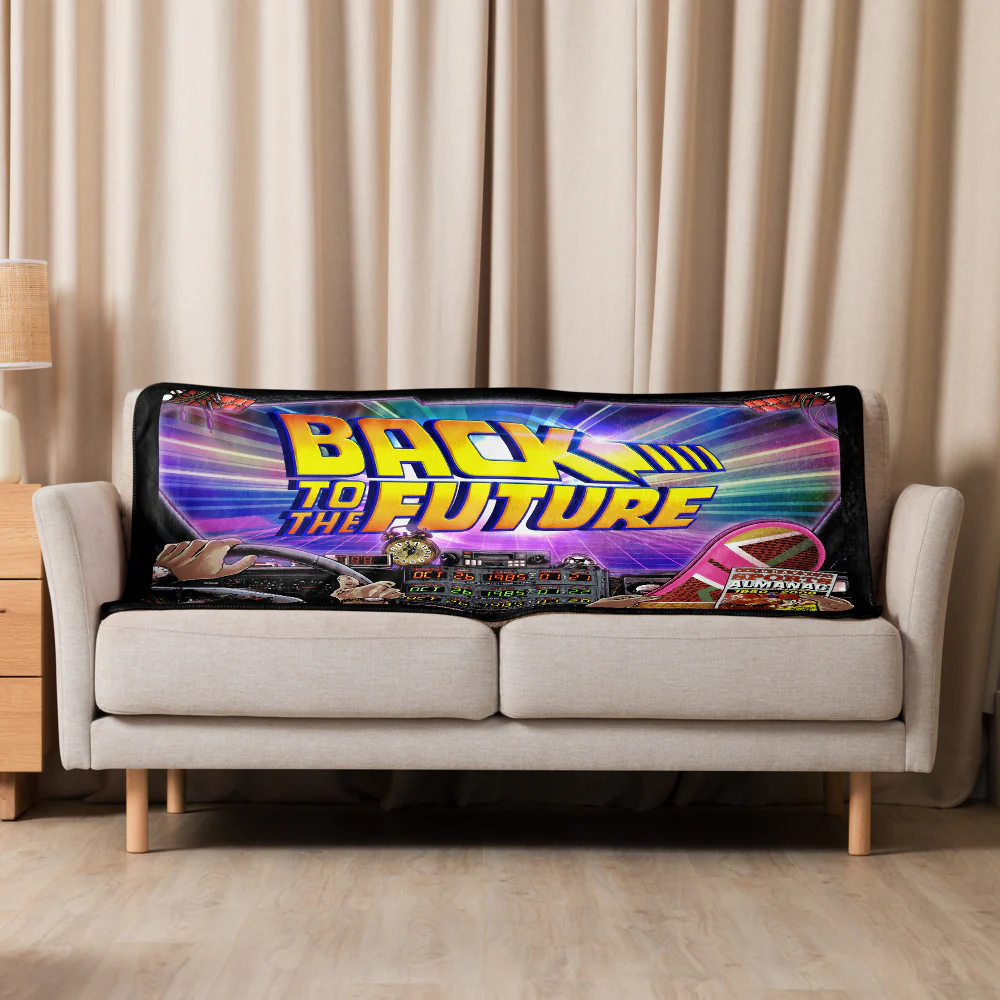 Back to the Future Dashboard Sherpa Blanket - Image 3