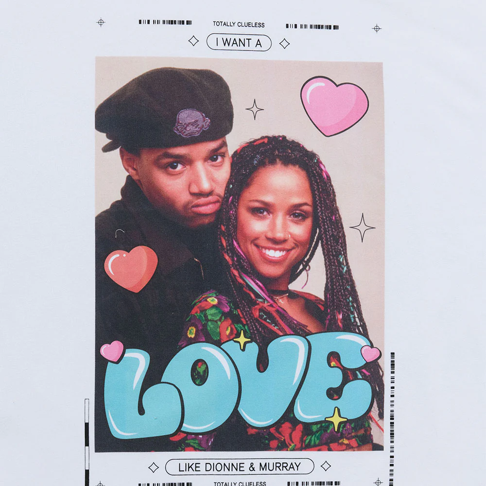 Clueless Donnie & Love Oversized T-Shirt by Samii Ryan - Image 2