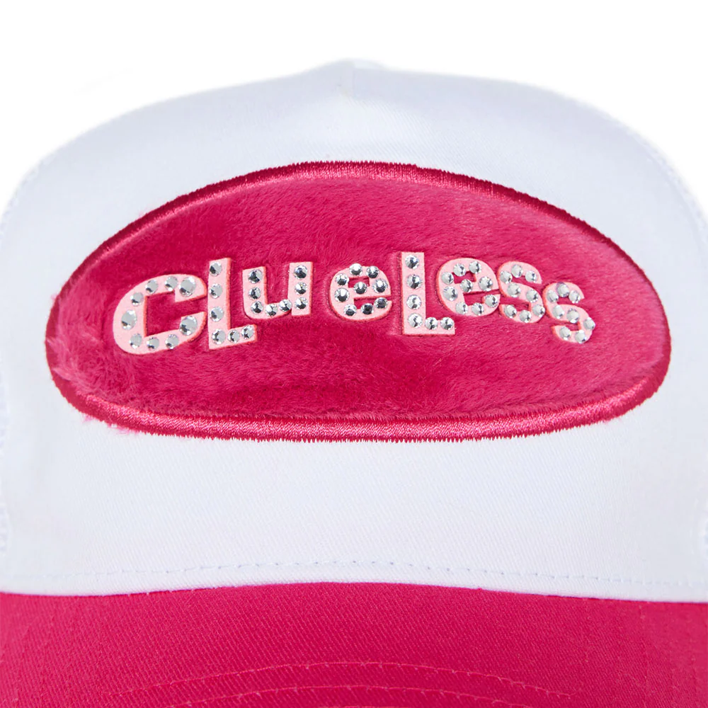 Clueless Jeweled Fuzzy Logo Trucker Hat by Samii Ryan - Image 4
