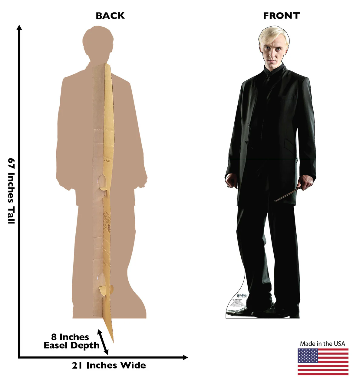 Draco Malfoy Life-size Cardboard Cutout Standee - Image 2