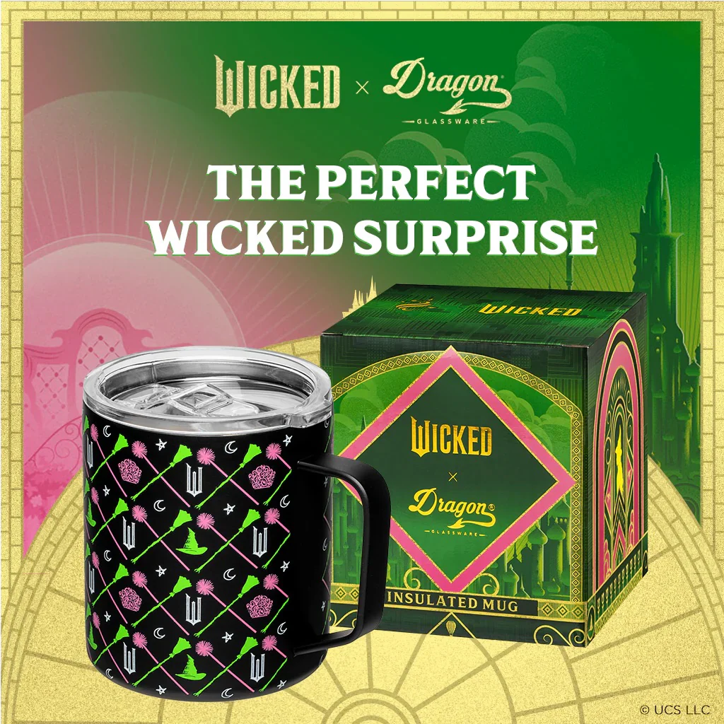 Wicked x Dragon Glassware Logo Stainless Steel Camp Mug - Image 2