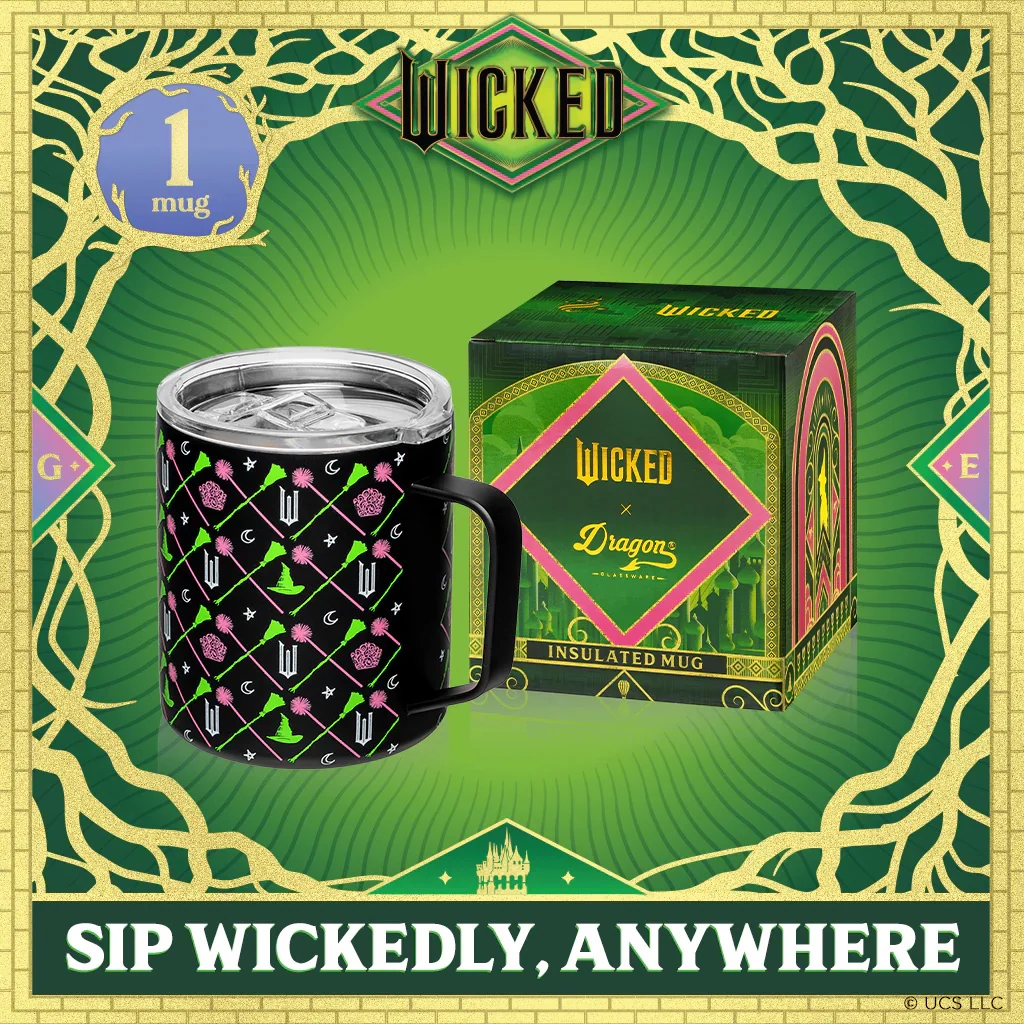 Wicked x Dragon Glassware Logo Stainless Steel Camp Mug - Image 5