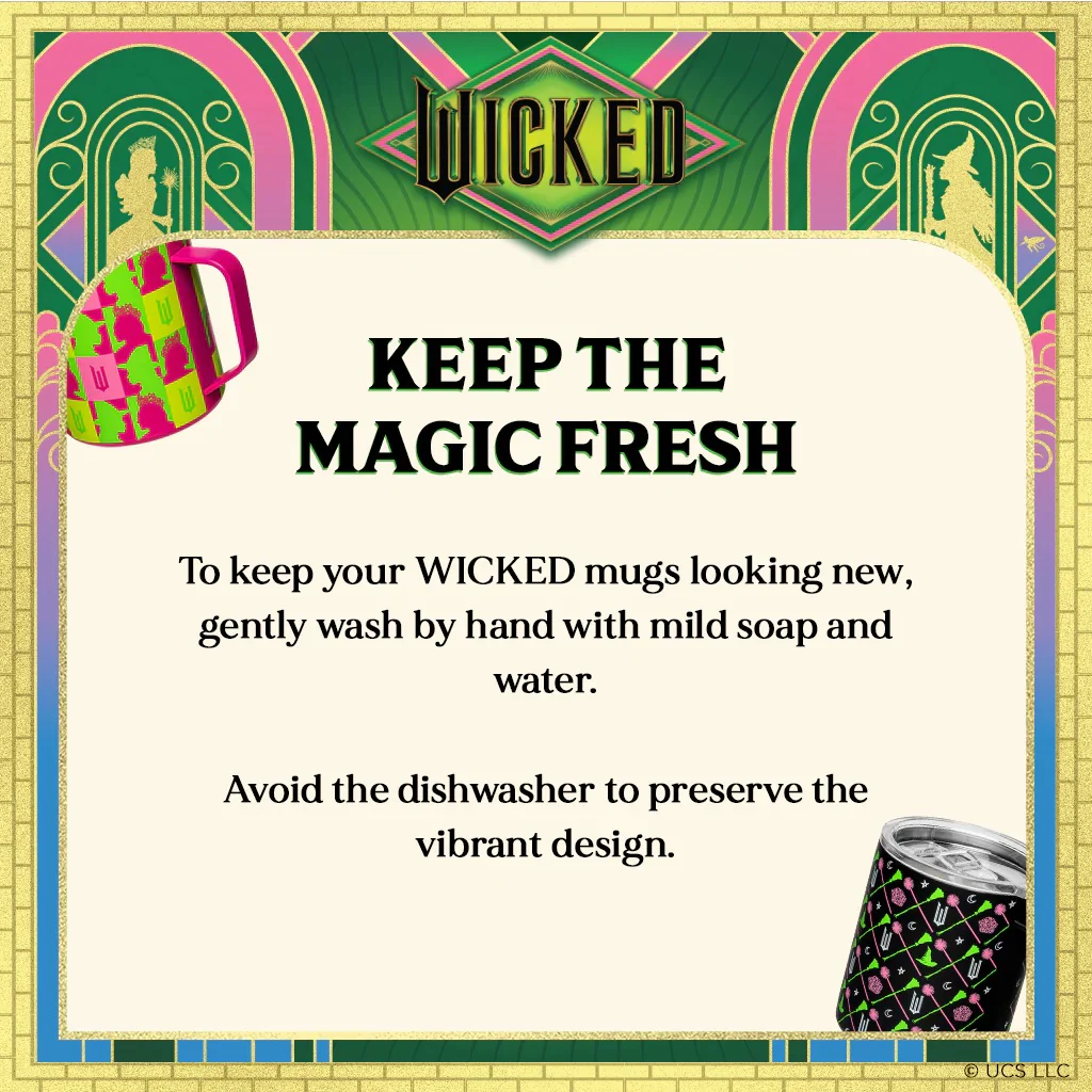 Wicked x Dragon Glassware Logo Stainless Steel Camp Mug - Image 8