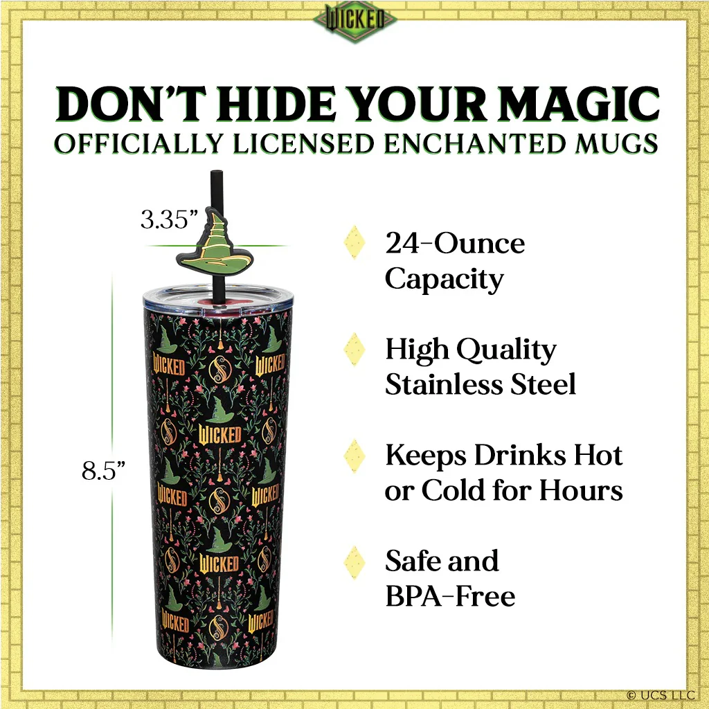 Wicked x Dragon Glassware Enchanted Insulated Tumbler - Image 4