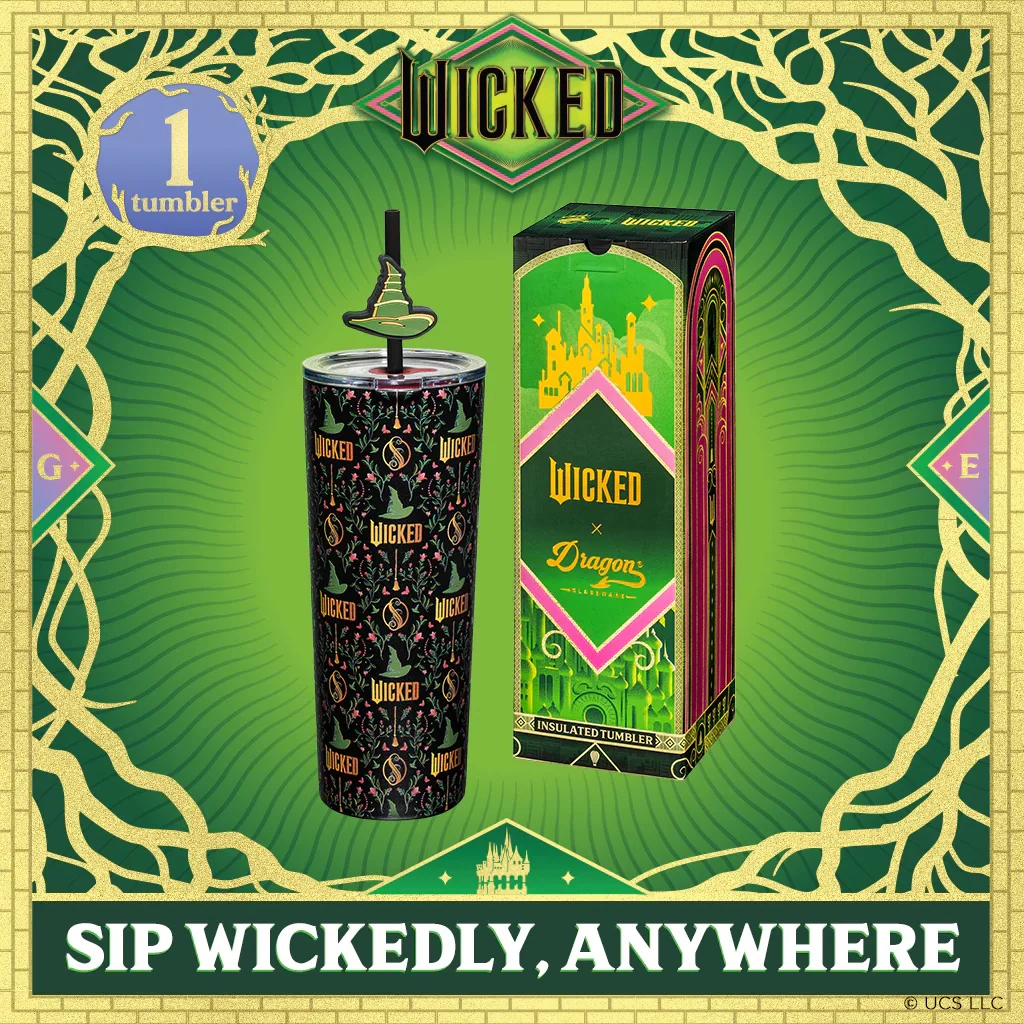 Wicked x Dragon Glassware Enchanted Insulated Tumbler - Image 5