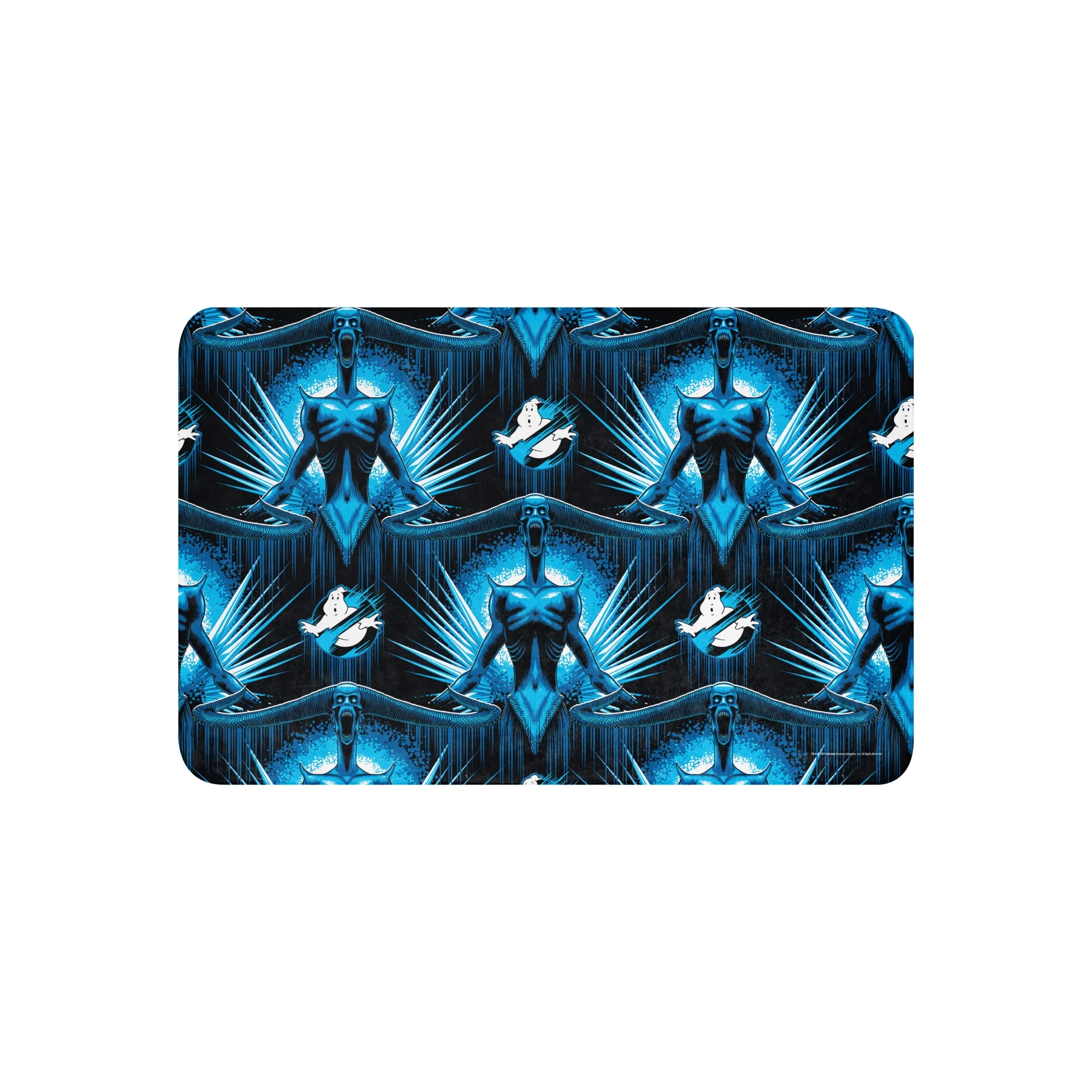 Ghostbusters: Frozen Empire Blue Ghost Sherpa Blanket - Image 7