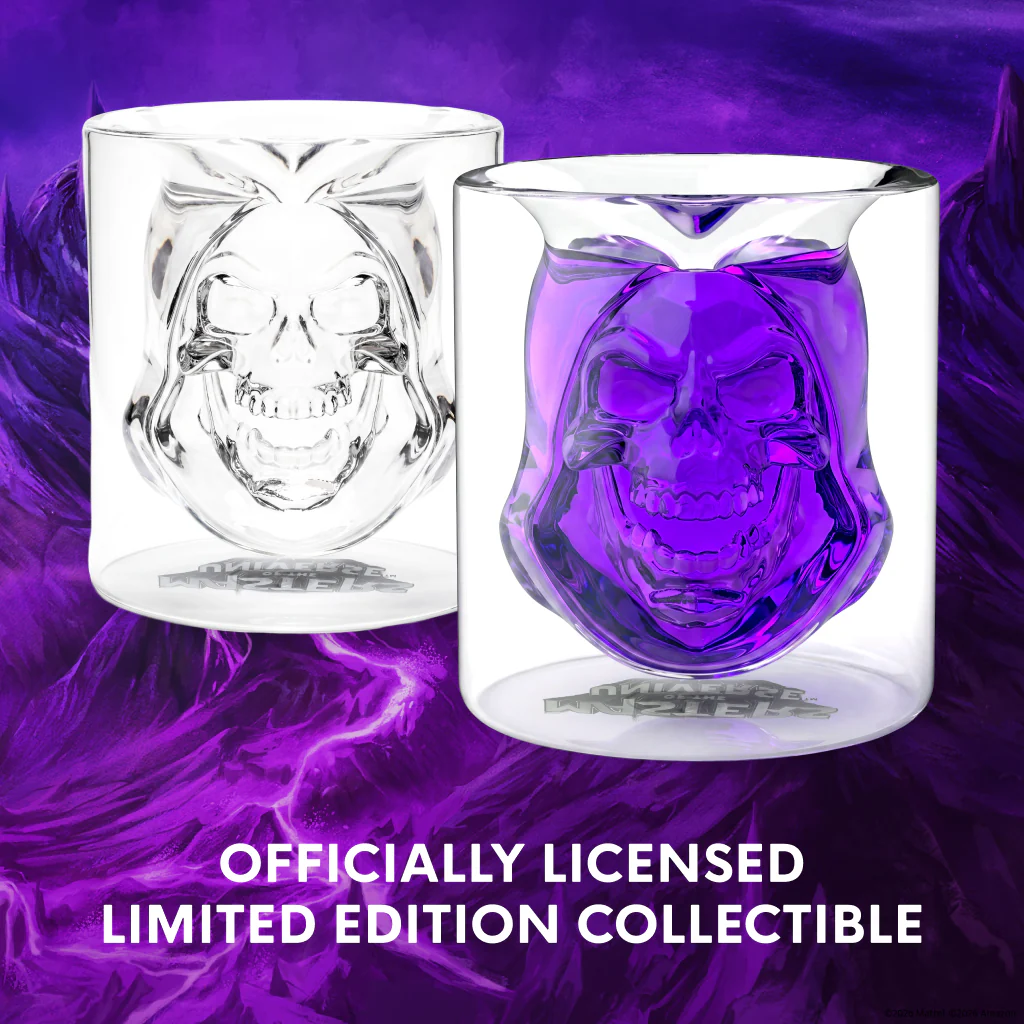 Masters of the Universe x Dragon Glassware Skeletor Drinking Glasses - Image 3