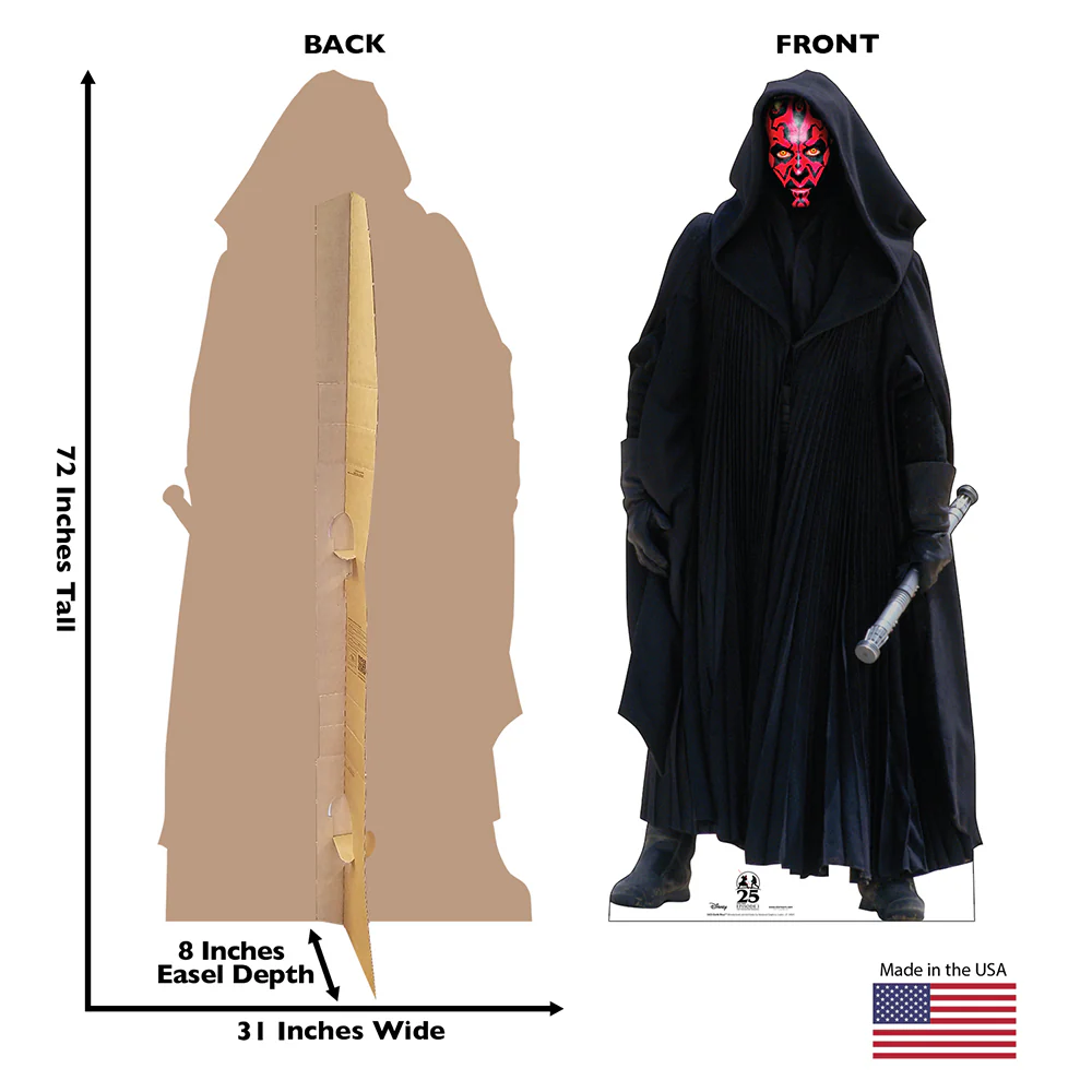 Star Wars 25th Anniversary The Phantom Menace Darth Maul™ Standee - Image 3