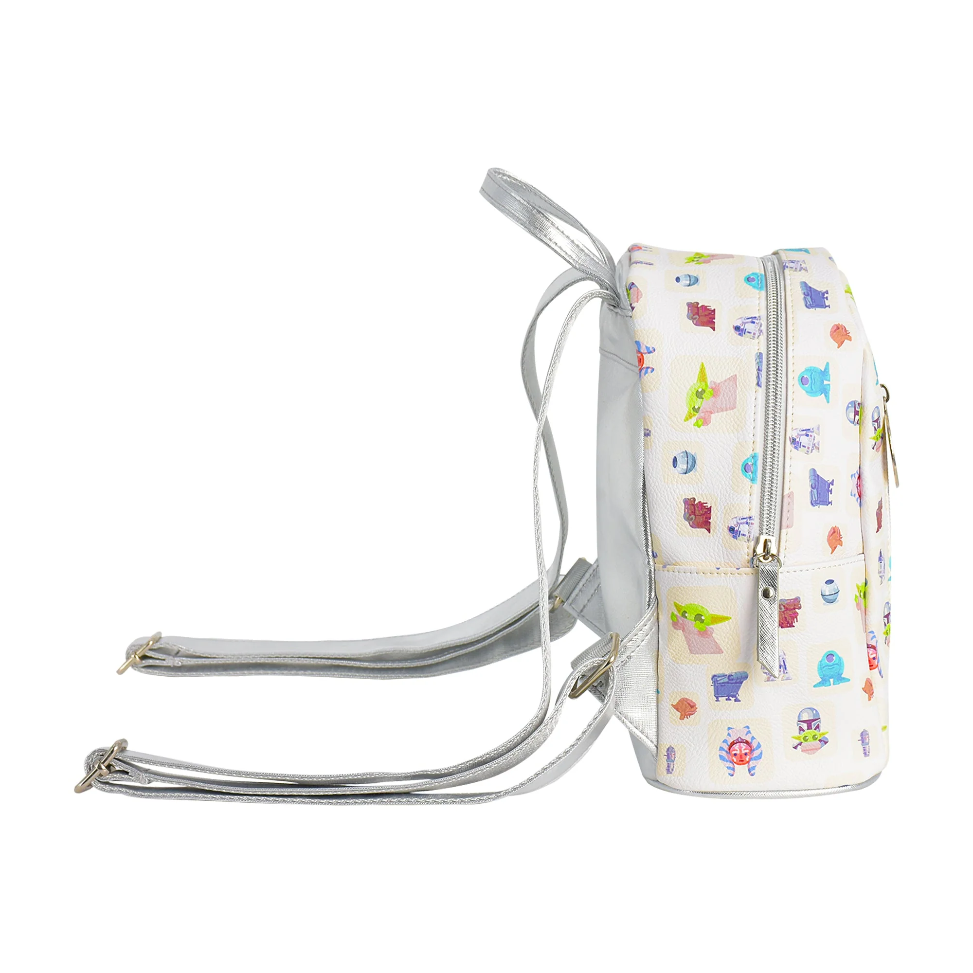 Star Wars Grogu and Friends Pattern Mini Backpack - Image 5