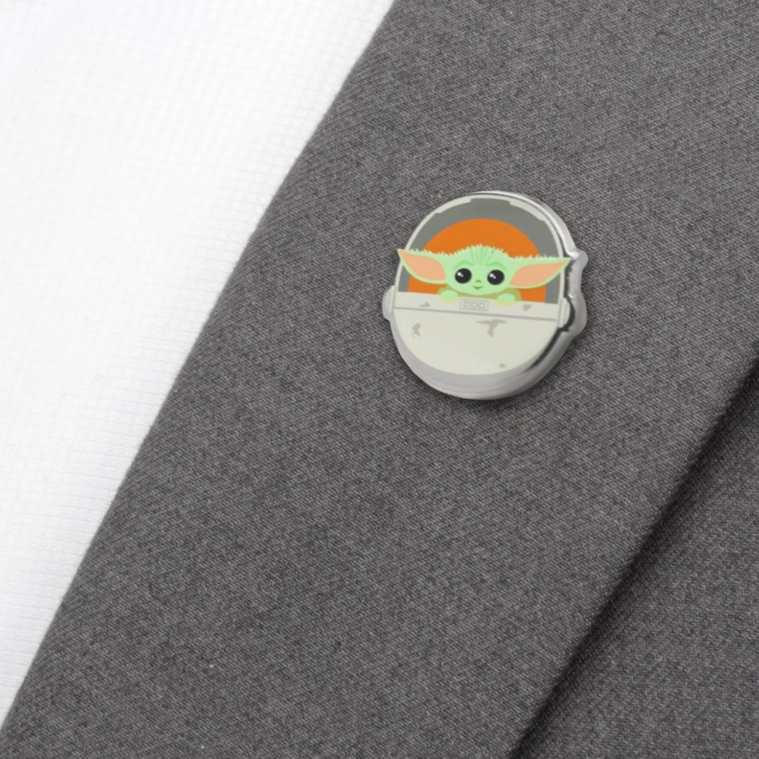 Star Wars The Mandalorian Grogu in Hover Bassinet Lapel Pin - Image 4