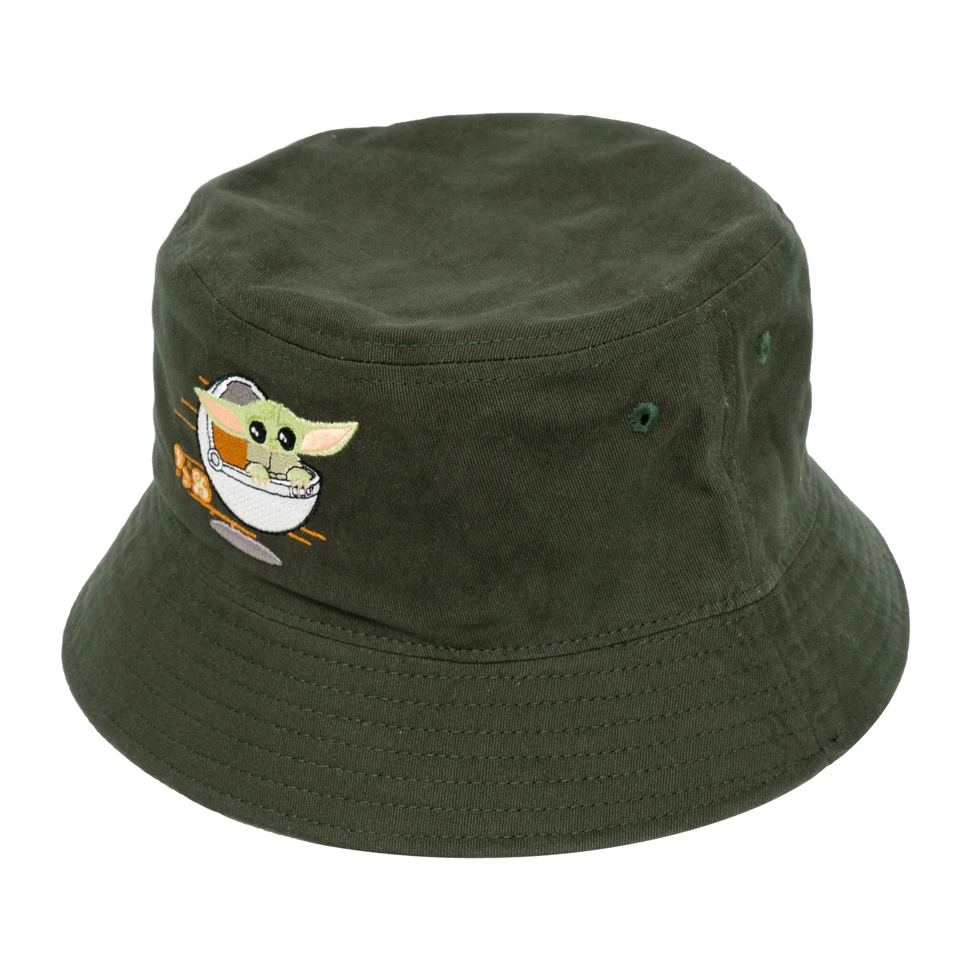 Star Wars Women's Grogu Embroidered Corduroy Bucket Hat - Image 3
