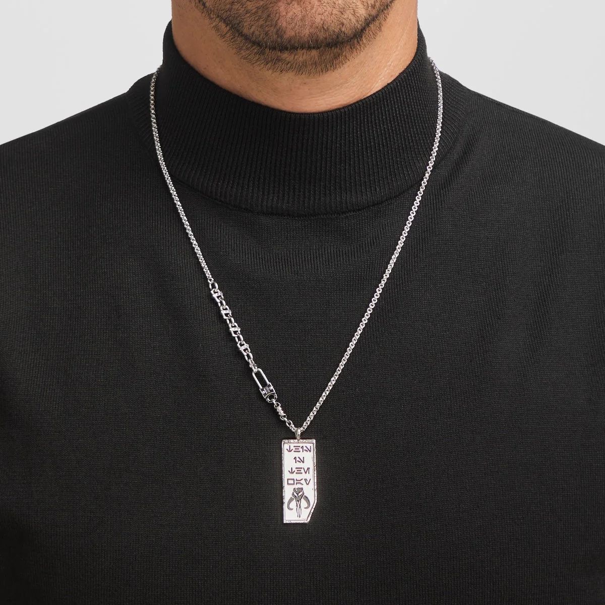 Star Wars x RockLove This is the Way Mandalorian Necklace - Image 3
