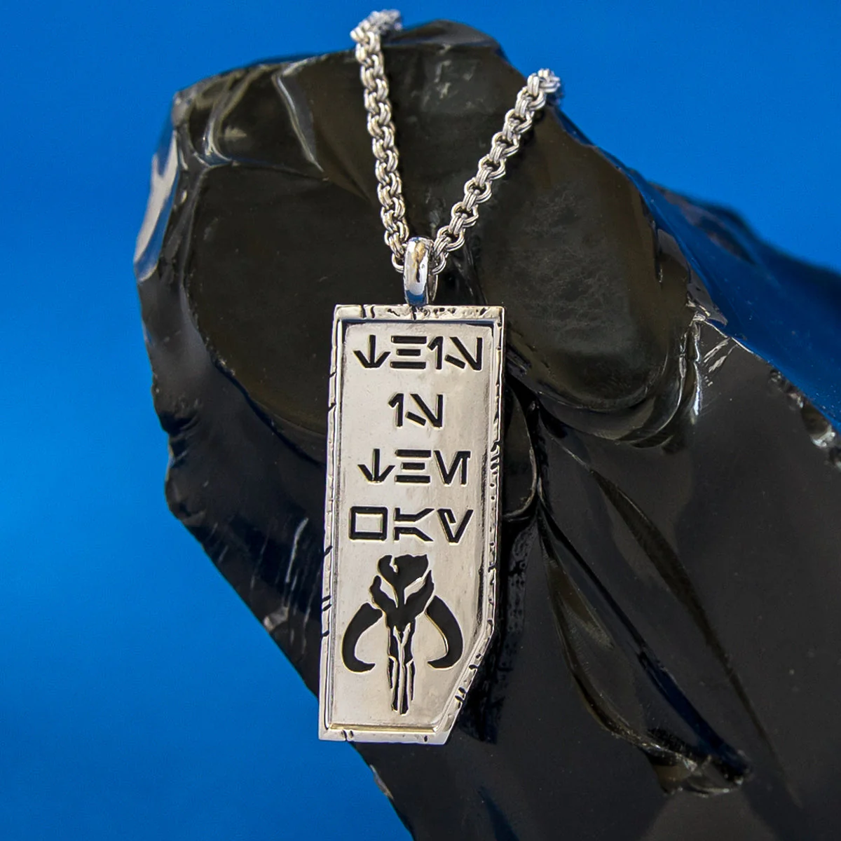 Star Wars x RockLove This is the Way Mandalorian Necklace - Image 5