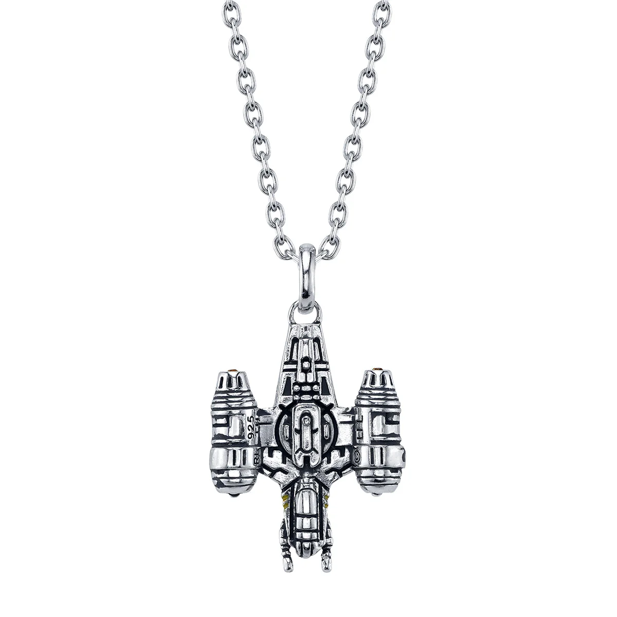 Star Wars x RockLove Razor Crest Sterling Silver Necklace