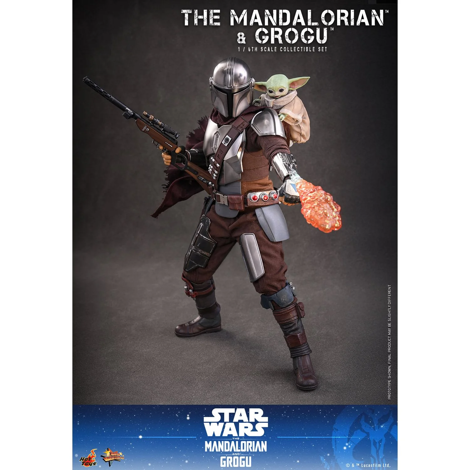The Mandalorian & Grogu 1/6th Scale Figure Set - Image 16
