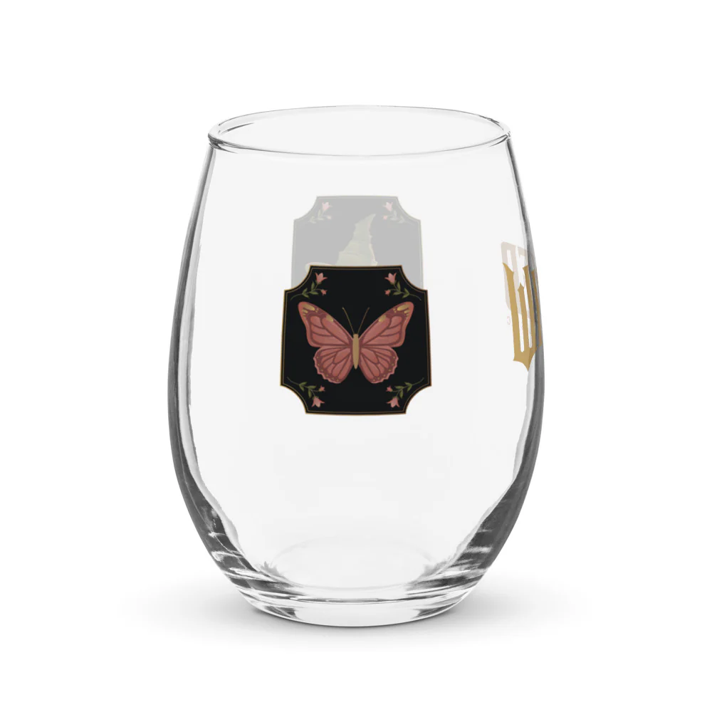 Wicked Enchanted Elements Elphaba & Glinda Stemless Wine Glass - Image 3
