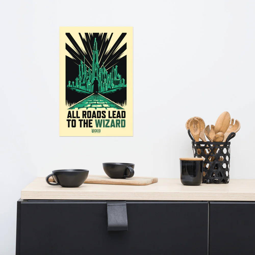 Wicked: For Good All Roads Lead to The Wizard Premium Poster - Image 2